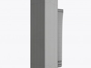 plastic tube container with paper box 04 Model 3D
