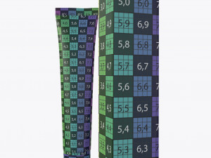 plastic tube container with paper box 04 Model 3D