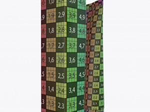 plastic tube container with paper box 04 Model 3D