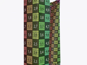 plastic tube container with paper box 04 3D Model