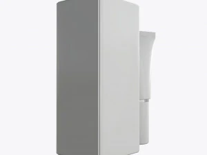 plastic tube container with paper box 05 3D Model