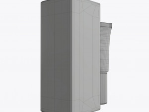 plastic tube container with paper box 05 3D 模型