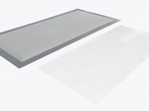 teeth whitening stripes with foil sachet 3D-Modell