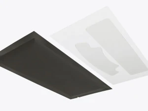 teeth whitening stripes with foil sachet 3D Model