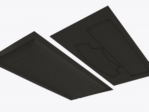 teeth whitening stripes with foil sachet 3D-Modell