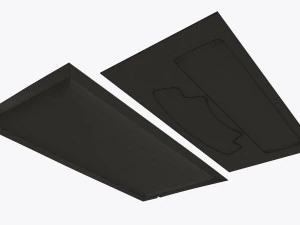 teeth whitening stripes with foil sachet 3D Model