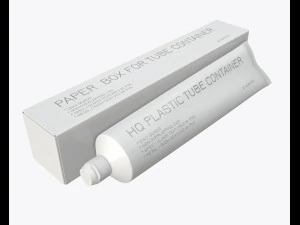 зубная паста в коробке 01 3D Модель