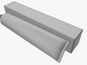 toothpaste with box 01 3D Model