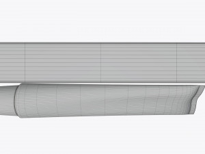 toothpaste with box 03 3D Model