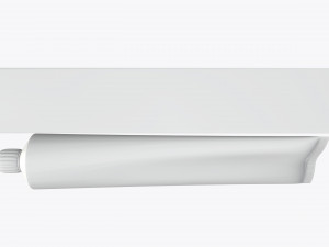 toothpaste with box 04 3D Model