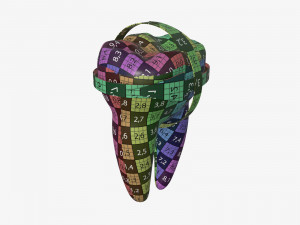 tooth molars with arrows 01 Model 3D