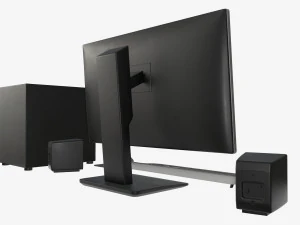 set woofer per monitor computer tastiera mouse pad altoparlanti Modello 3D