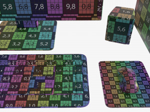 computer monitor keyboard mouse pad speakers woofer set Modelo 3D