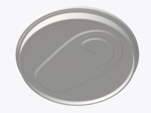 slim beverage can ending with lid Modèle 3D