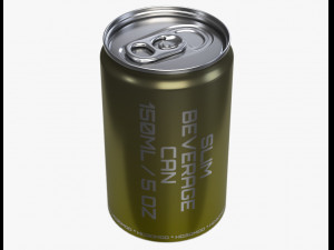 slim beverage can 150 ml 5 oz Modelo 3D