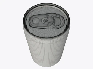 slim beverage can 150 ml 5 oz 3D Model