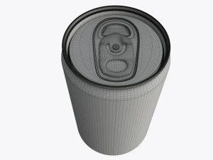 slim beverage can 150 ml 5 oz 3D Model