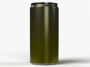 slim beverage can 200 ml 676 oz 3D Model