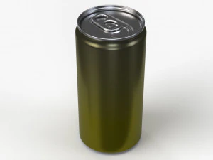 slim beverage can 200 ml 676 oz 3D Model