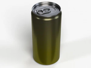 slim beverage can 200 ml 676 oz 3D Model