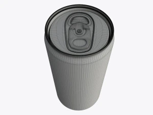 slim beverage can 200 ml 676 oz 3D Model