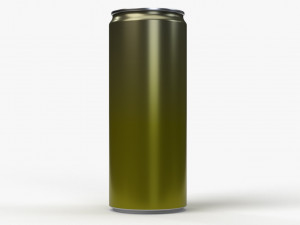 slim beverage can 250 ml 845 oz 3D Model