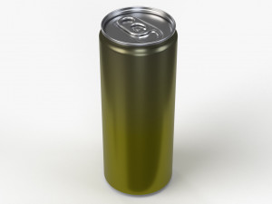 slim beverage can 250 ml 845 oz 3D Model
