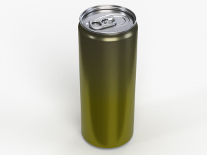 slim beverage can 250 ml 845 oz 3D Model