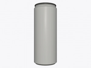 slim beverage can 250 ml 845 oz 3D Model