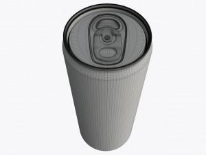 slim beverage can 250 ml 845 oz 3D Model