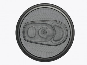 slim beverage can 250 ml 845 oz 3D Model