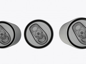 slim beverage cans 150 200 250 ml 5 676 845 oz 3D Model
