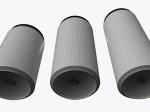 slim beverage cans 150 200 250 ml 5 676 845 oz 3D Model
