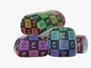 marshmallow branco Modelo 3D