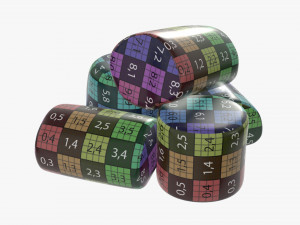 marshmallows white Modelo 3D
