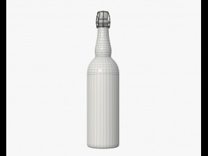 beer bottle blank 3D 模型