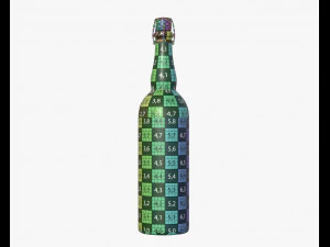 beer bottle blank 3D Model
