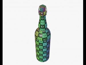 beer bottle blank 3D Model