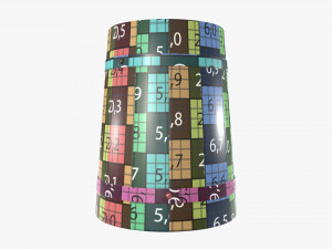 beer mug wooden 01 Modelo 3D