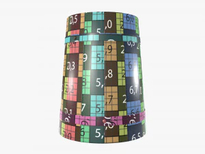beer mug wooden 01 3D Model