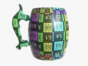 beer mug wooden 02 3D मॉडल