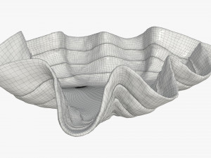 clam shell bowl 3D 모델