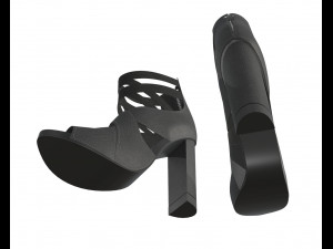 female footwear 01 Model 3D