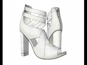 female footwear 01 Model 3D