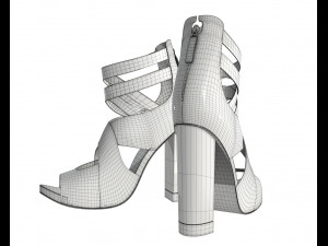 female footwear 01 Model 3D