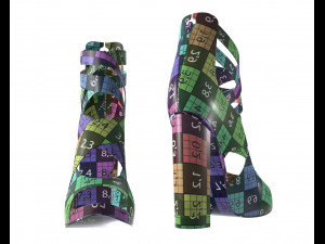 female footwear 01 Model 3D