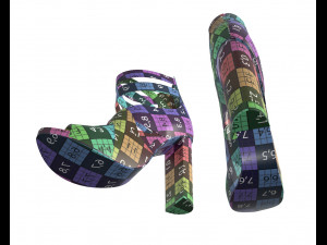 female footwear 01 Model 3D