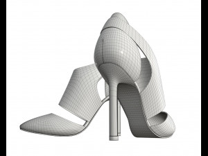 female footwear 02 3D मॉडल