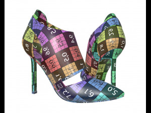 female footwear 02 3D मॉडल
