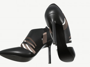 female footwear 03 Model 3D
